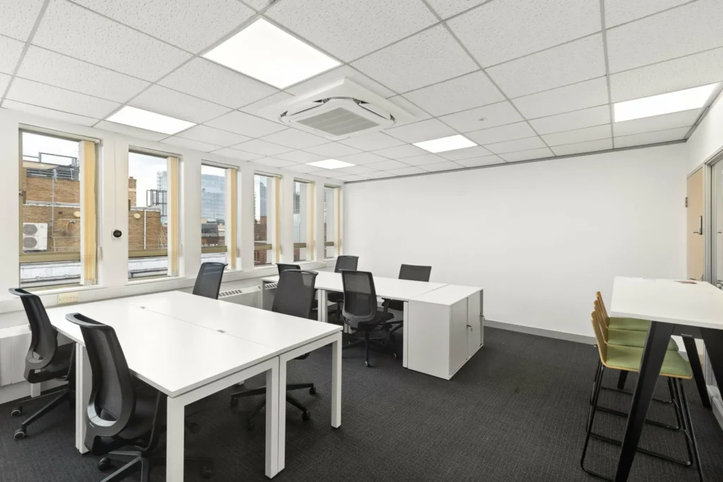 Fitted office space at Alpha House near London Bridge.